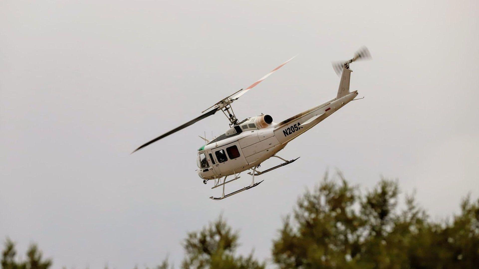 Se Desploma Helicóptero con 8 Brigadistas en Sierra de Arteaga, Coahuila
