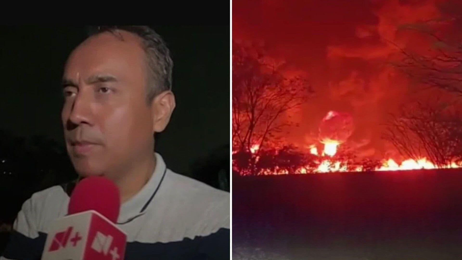 Incendio de Pipa en Acatzingo Hoy: "Se Nos Vino una Bola de Fuego Encima", Narra Testigo de la Explosión