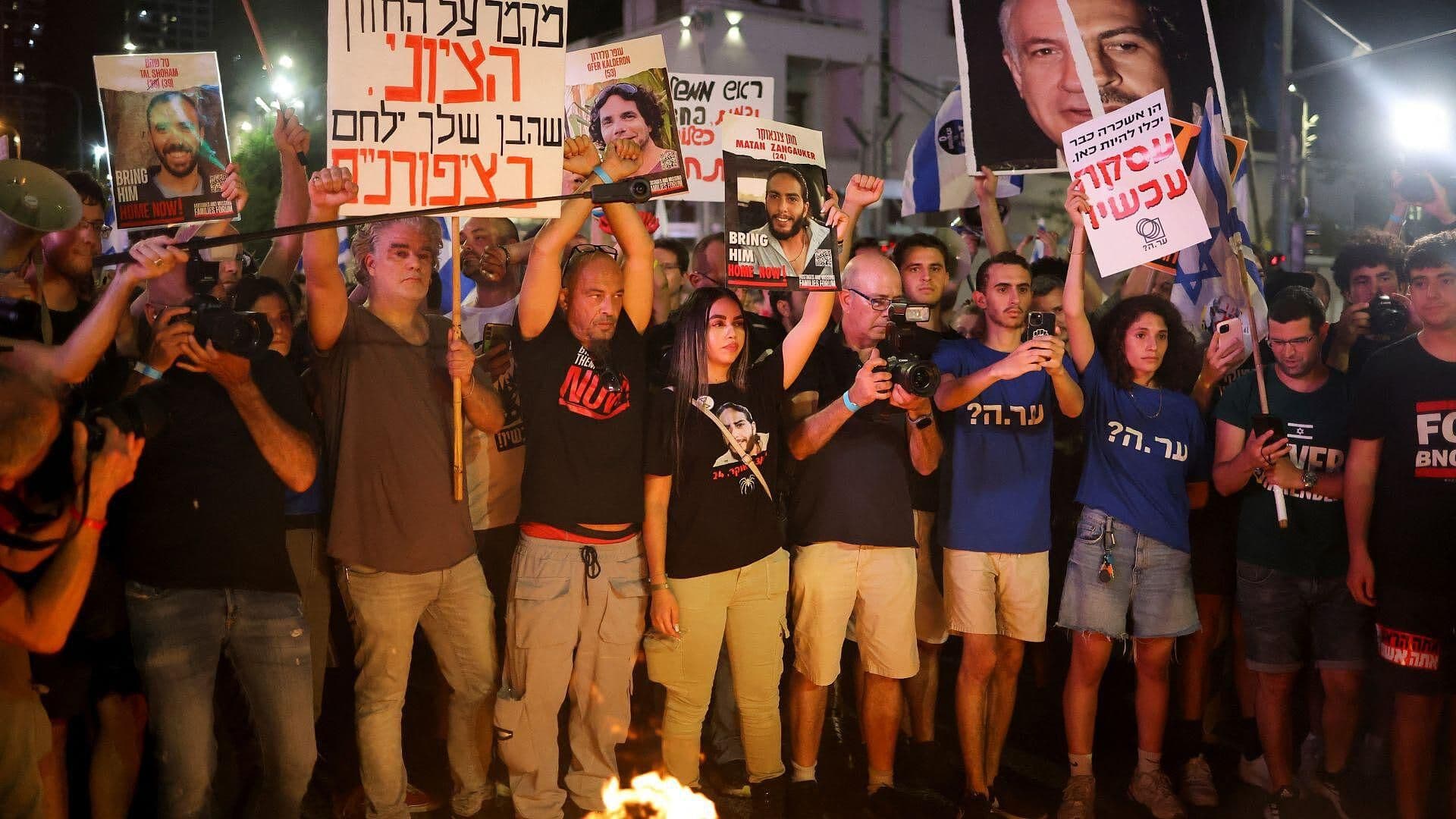 Miles Exigen Renuncia de Benjamin Netanyahu