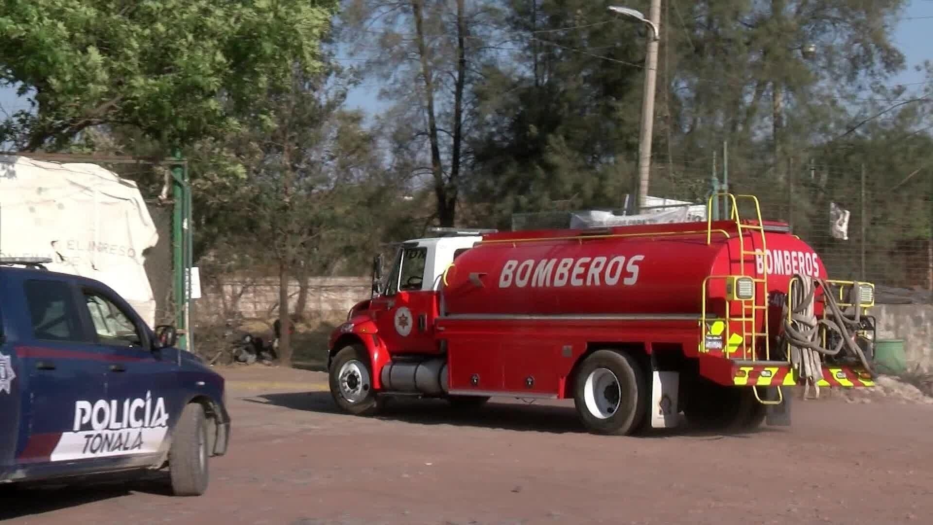 Incendio en el Exvertedero de Los Laureles de Tonalá