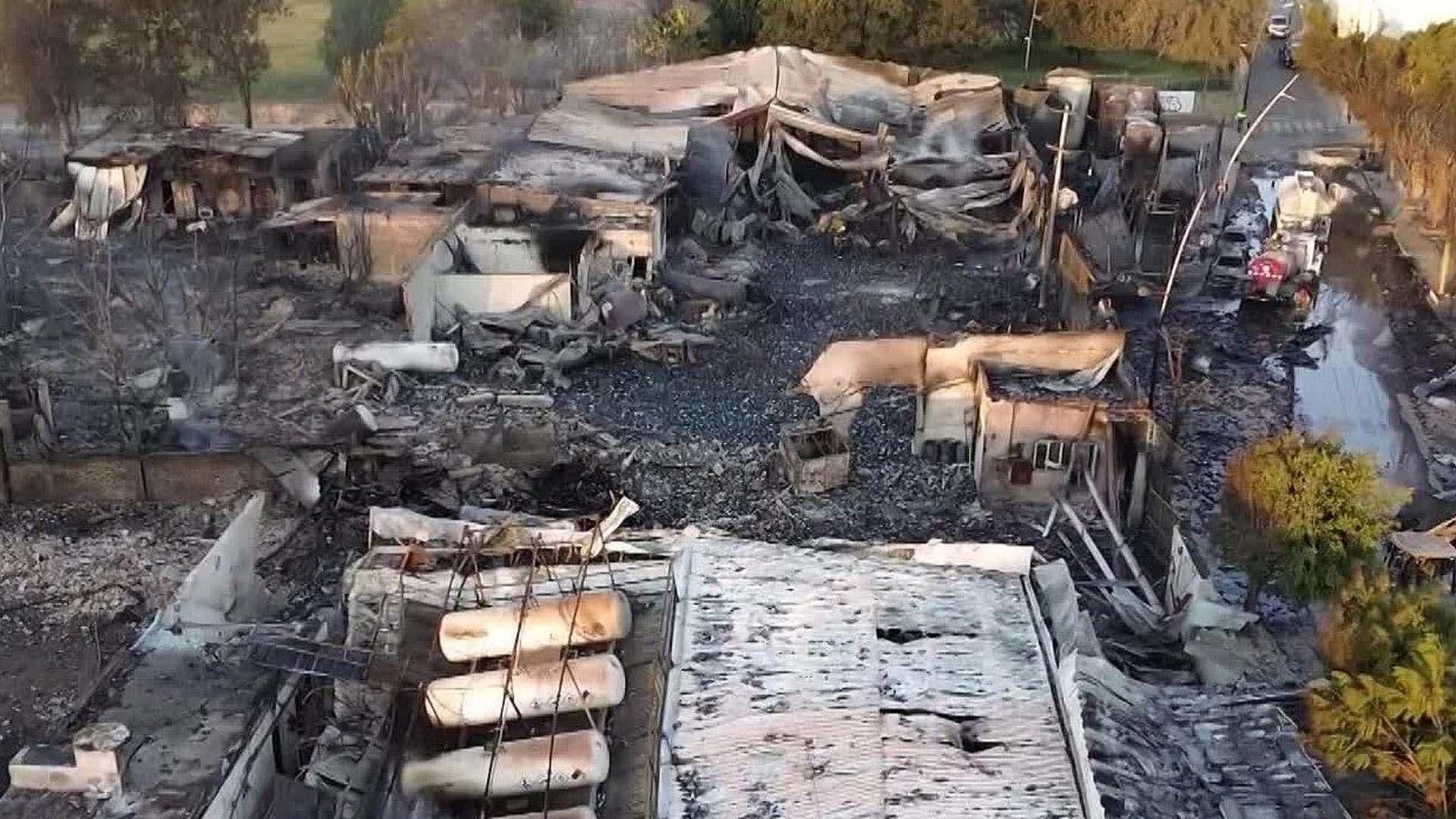 Dan el Último Adiós a Gloria, Una de las Víctimas del Megaincendio en el Álamo Industrial