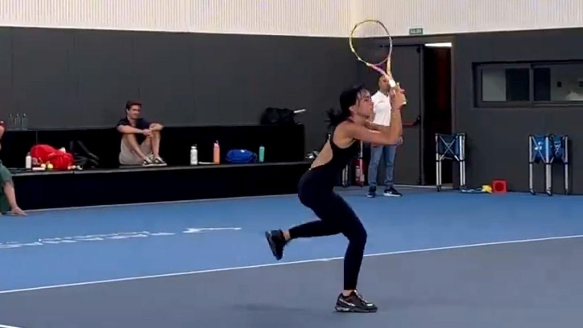 Aitana Se Atreve a Jugar Tenis Contra Rafael Nadal