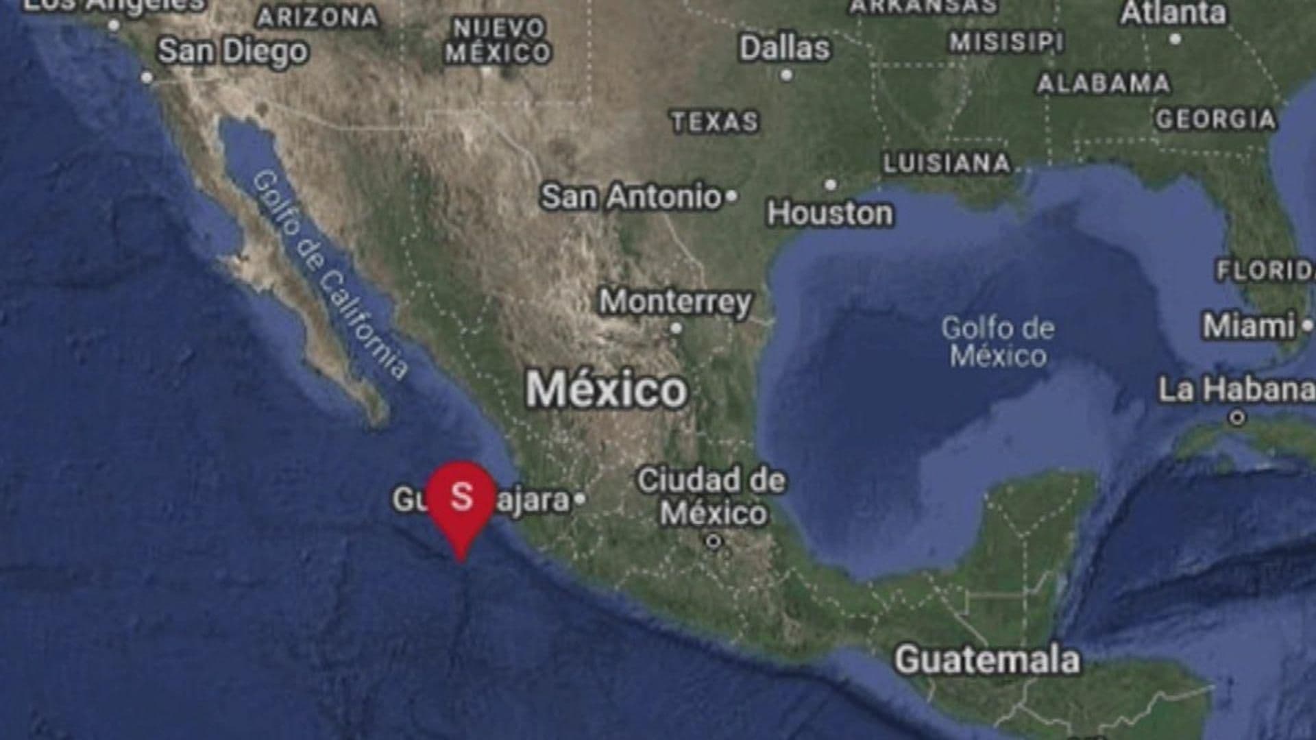 Se Registra Sismo Magnitud 5.5 en Cihuatlán, Jalisco, Hoy Martes 13 de Mayo