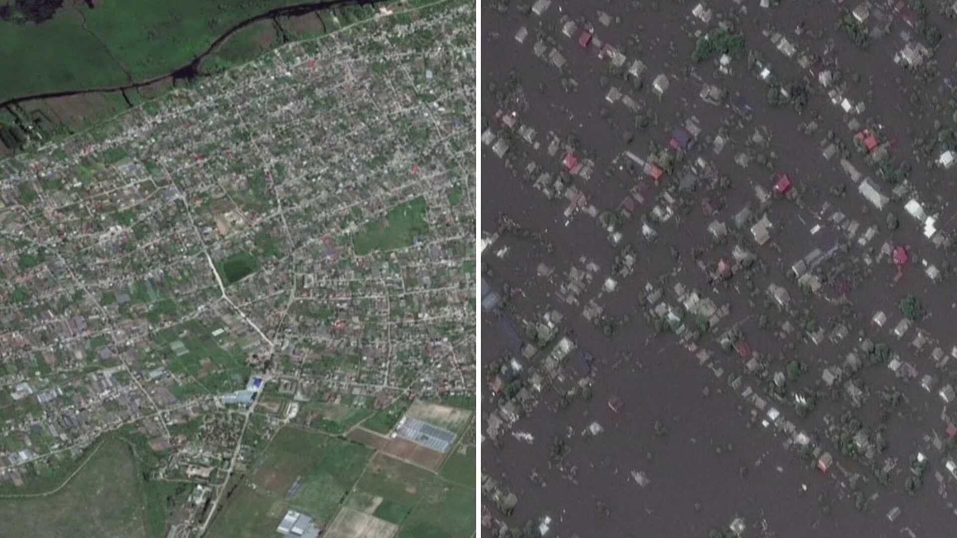 Jersón, Antes y Después de las Inundaciones