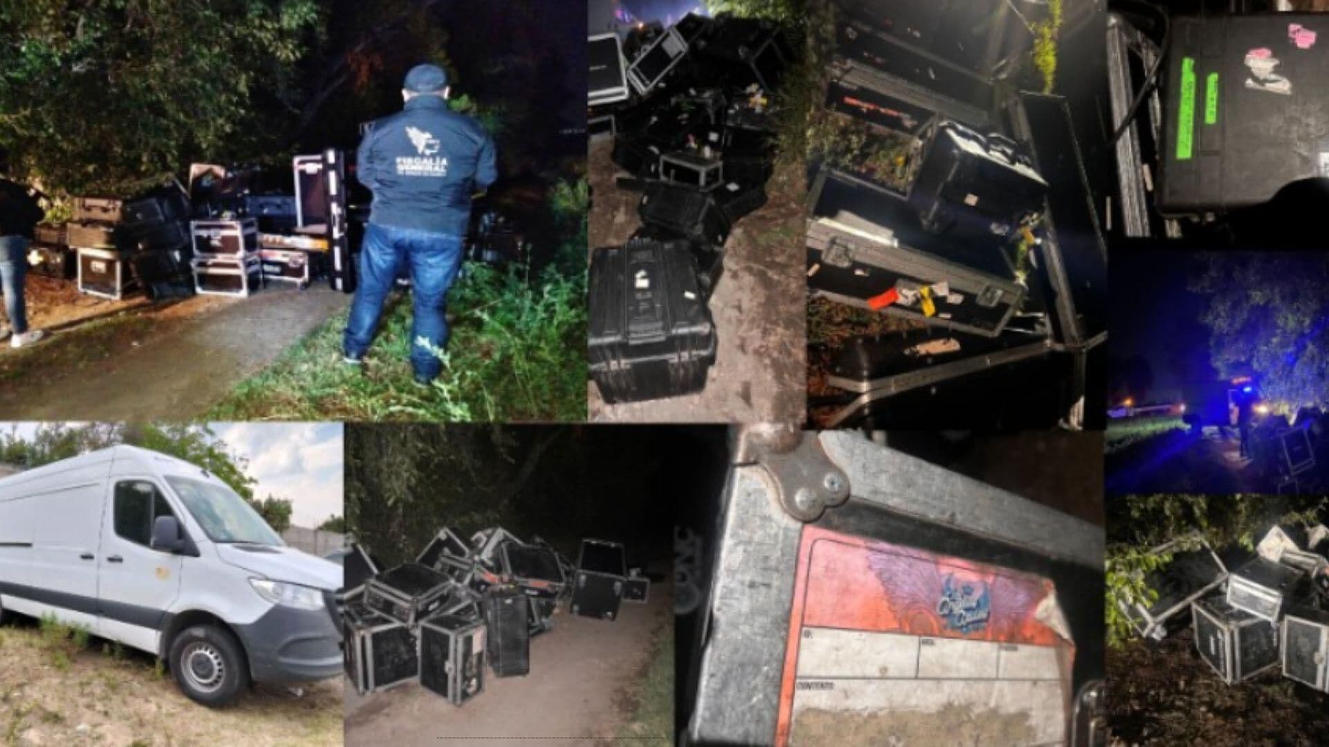 Recuperan Equipo de Sonido Robado a Los Ángeles Azules
