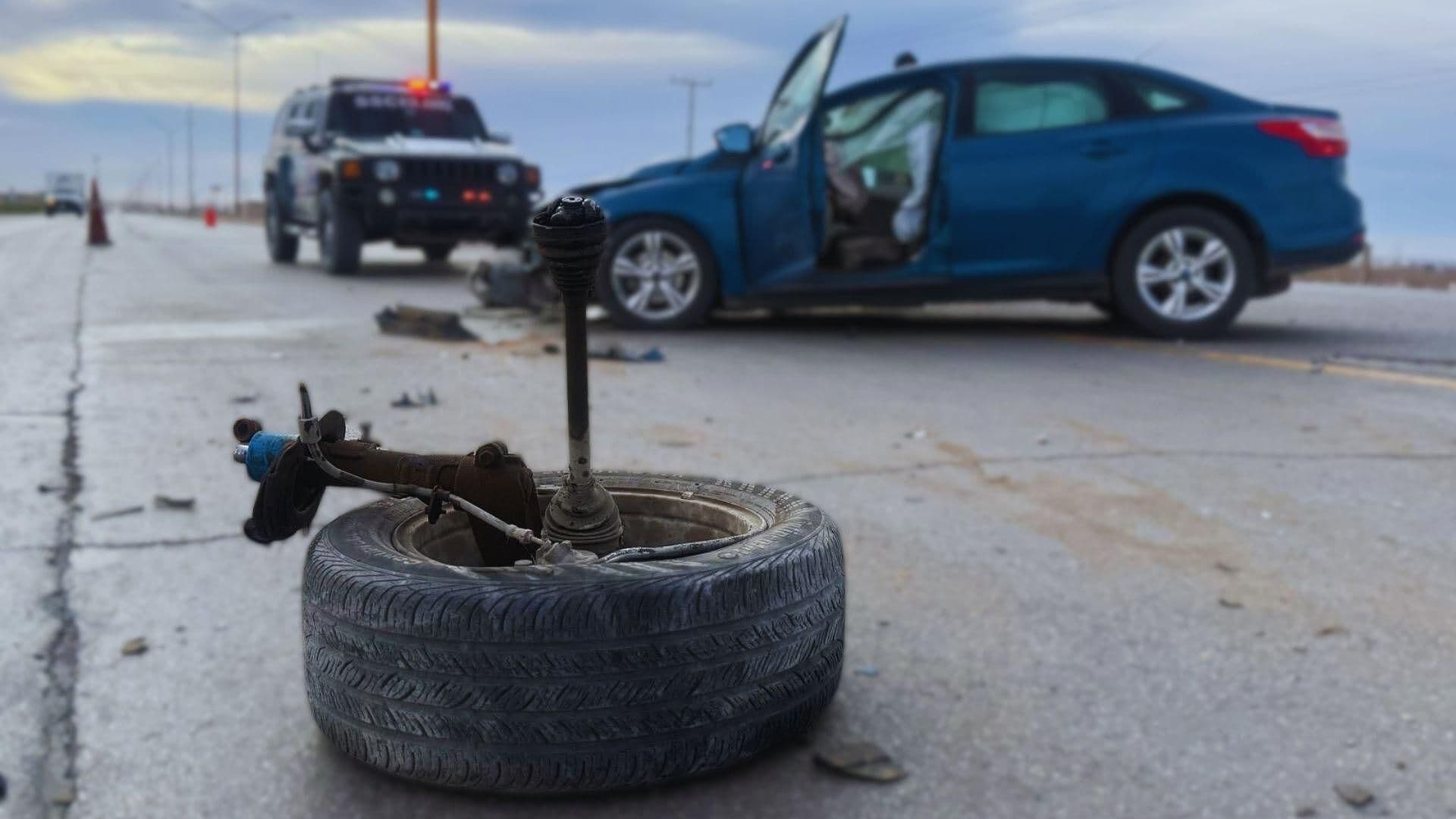 Se Registra Accidente Vial en la Carretera a Casas Grandes
