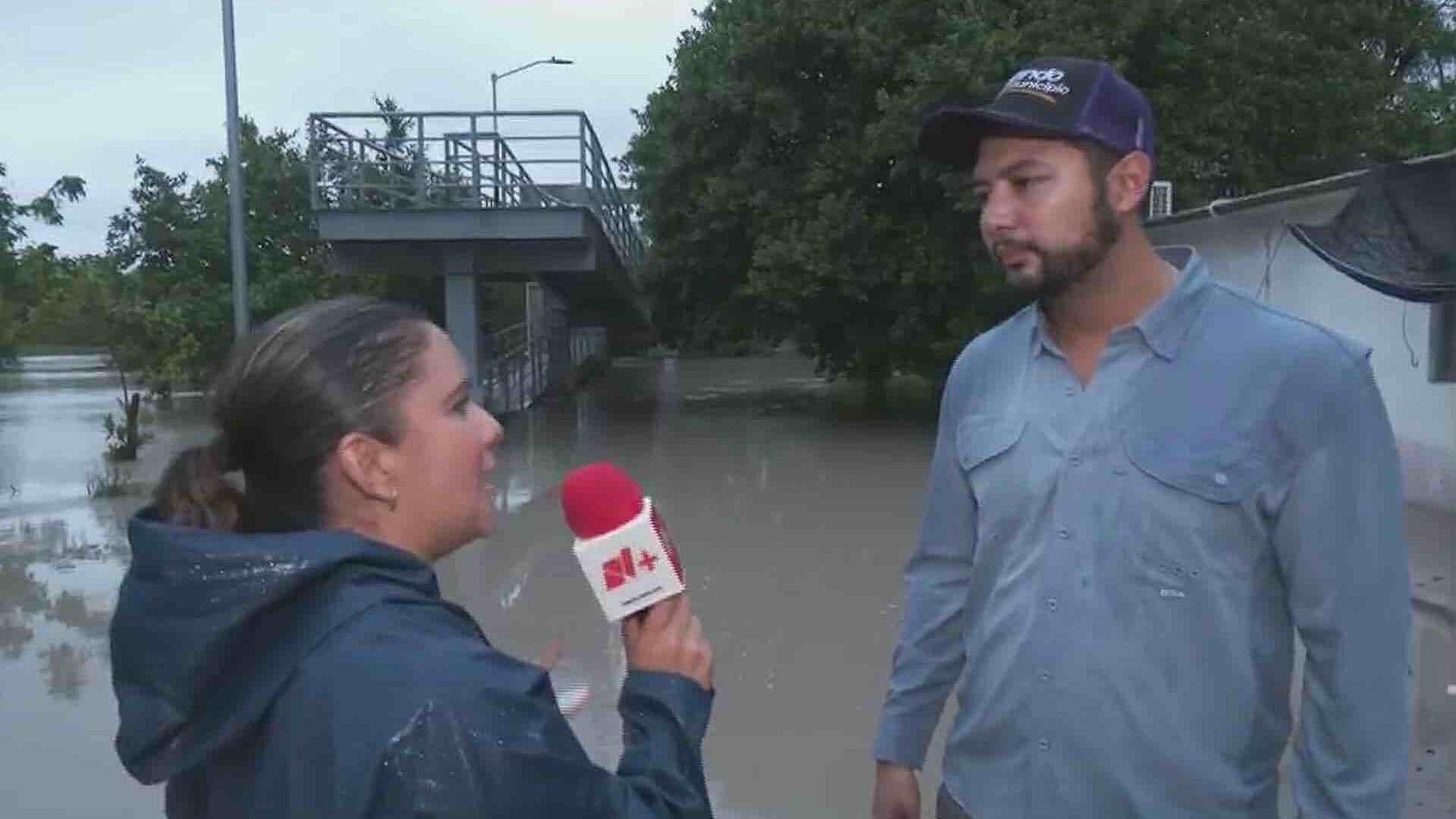 Presidente Municipal de Soto de Marina Coordina Operativo de Rescate tras Lluvias