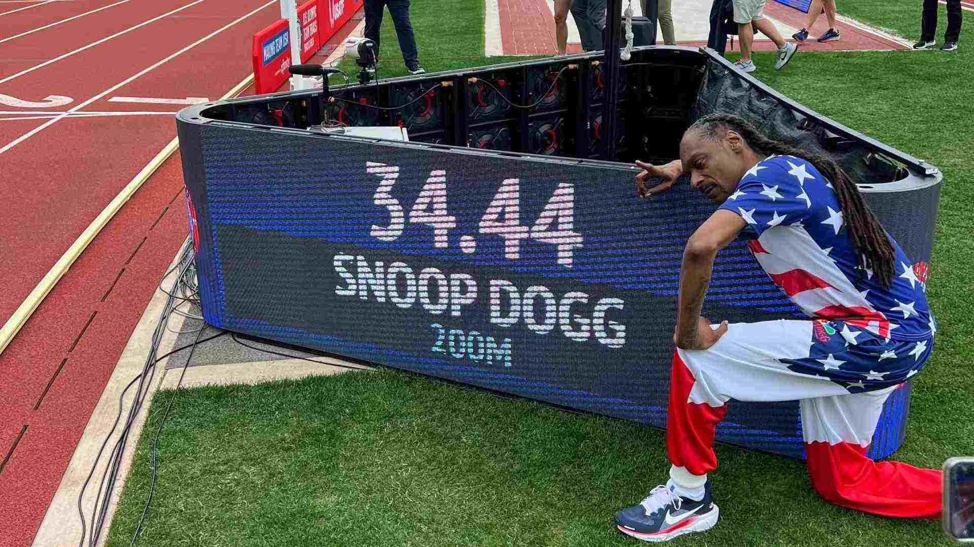 Snoop Dogg Corre 200 Metros Planos y Rinde Homenaje a Kobe Bryant