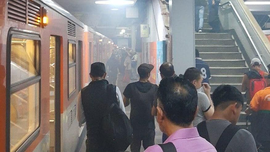 Metro CDMX: Usuario de L2 del Reportan Humo en Chabacano