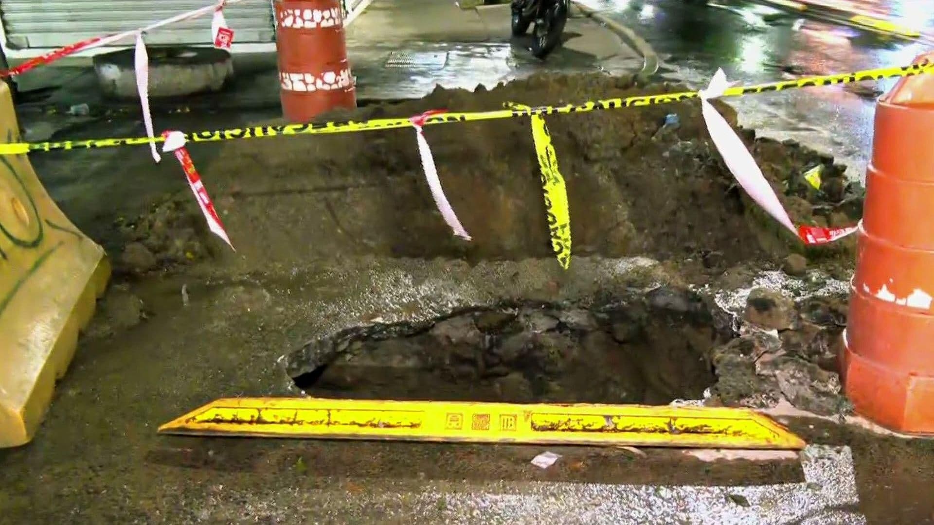 Denuncian Excavación Inconclusa en Cruce Peatonal en Montevideo, CDMX