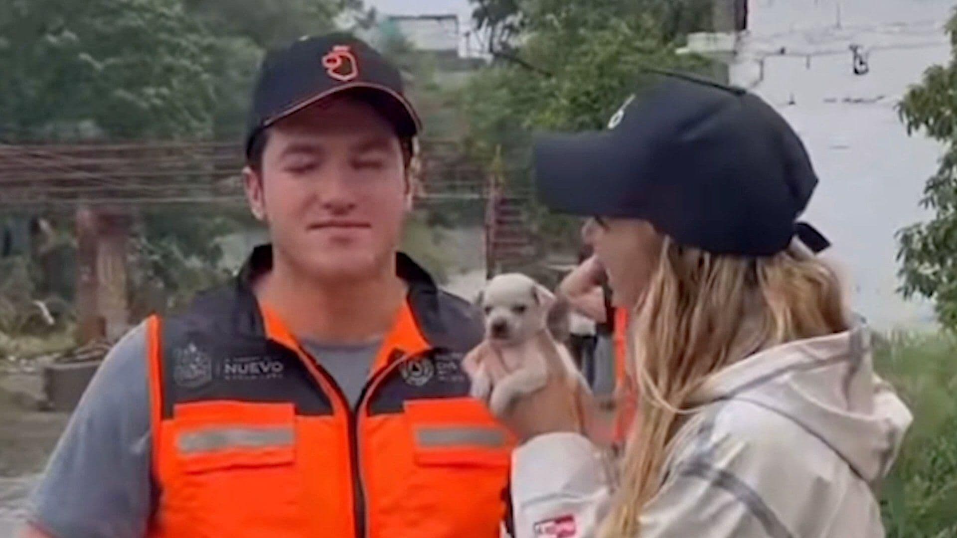 Mariana Rodríguez y Samuel García Adoptan a "Alberto" Tras Paso de Tormenta Tropical