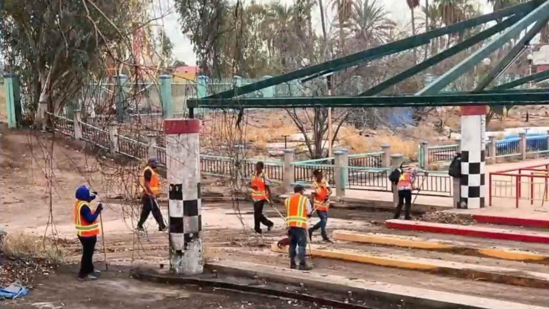 Incluyen a Presos en Trabajos de Rehabilitación de Sauceda