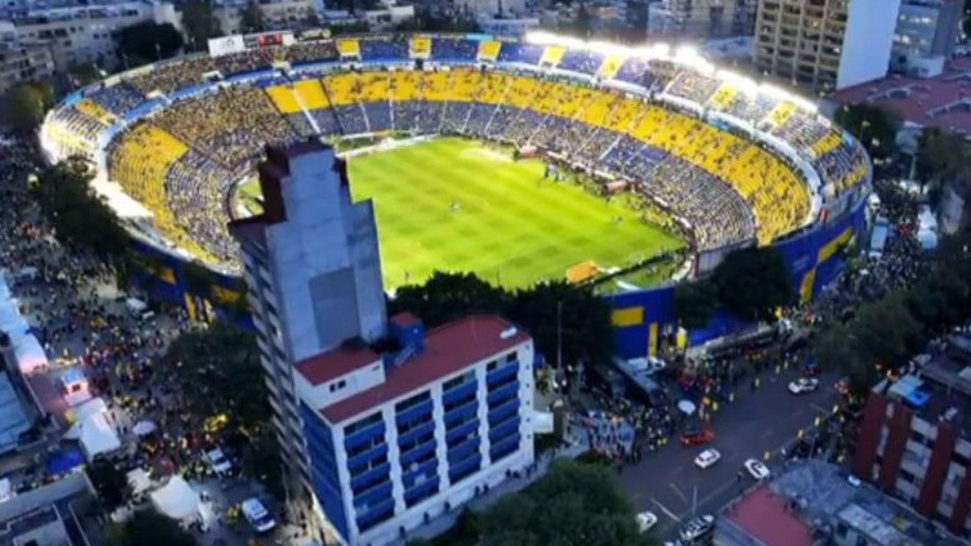 Así se Ve desde el Aire Estadio Ciudad de los Deportes antes del América Vs Toluca Hoy