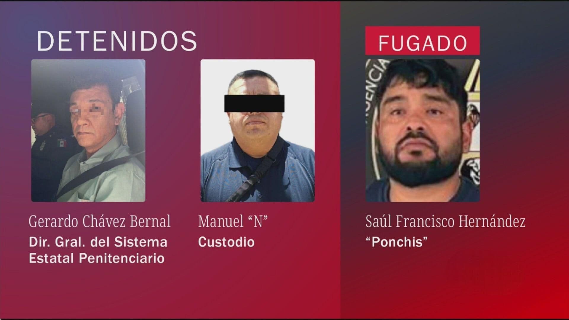 Detienen a Director Penitenciario y Custodio en Sonora por Fuga de ‘El Ponchis’