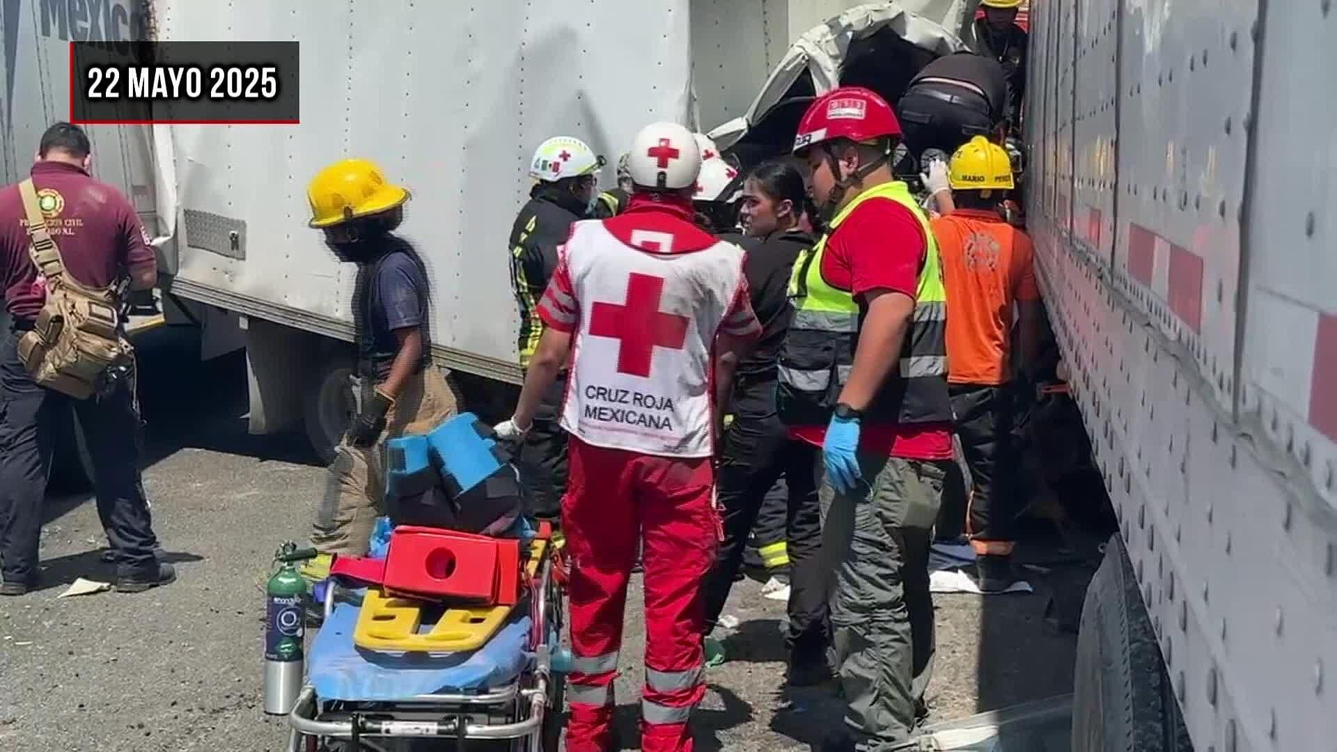 Aseguran Conductores Libramiento Noroeste en Escobedo es Peligroso