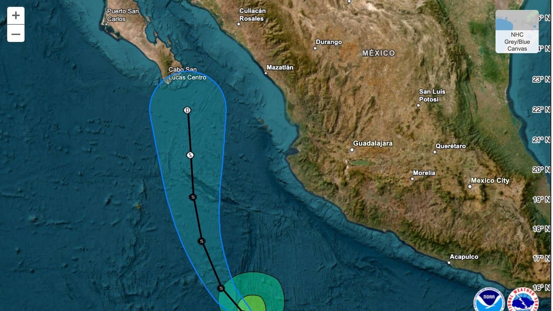 Tormenta "Alvin" Se Mueve Hacia Los Cabos, BCS; Generará Lluvias en Jalisco, Colima y Michoacán