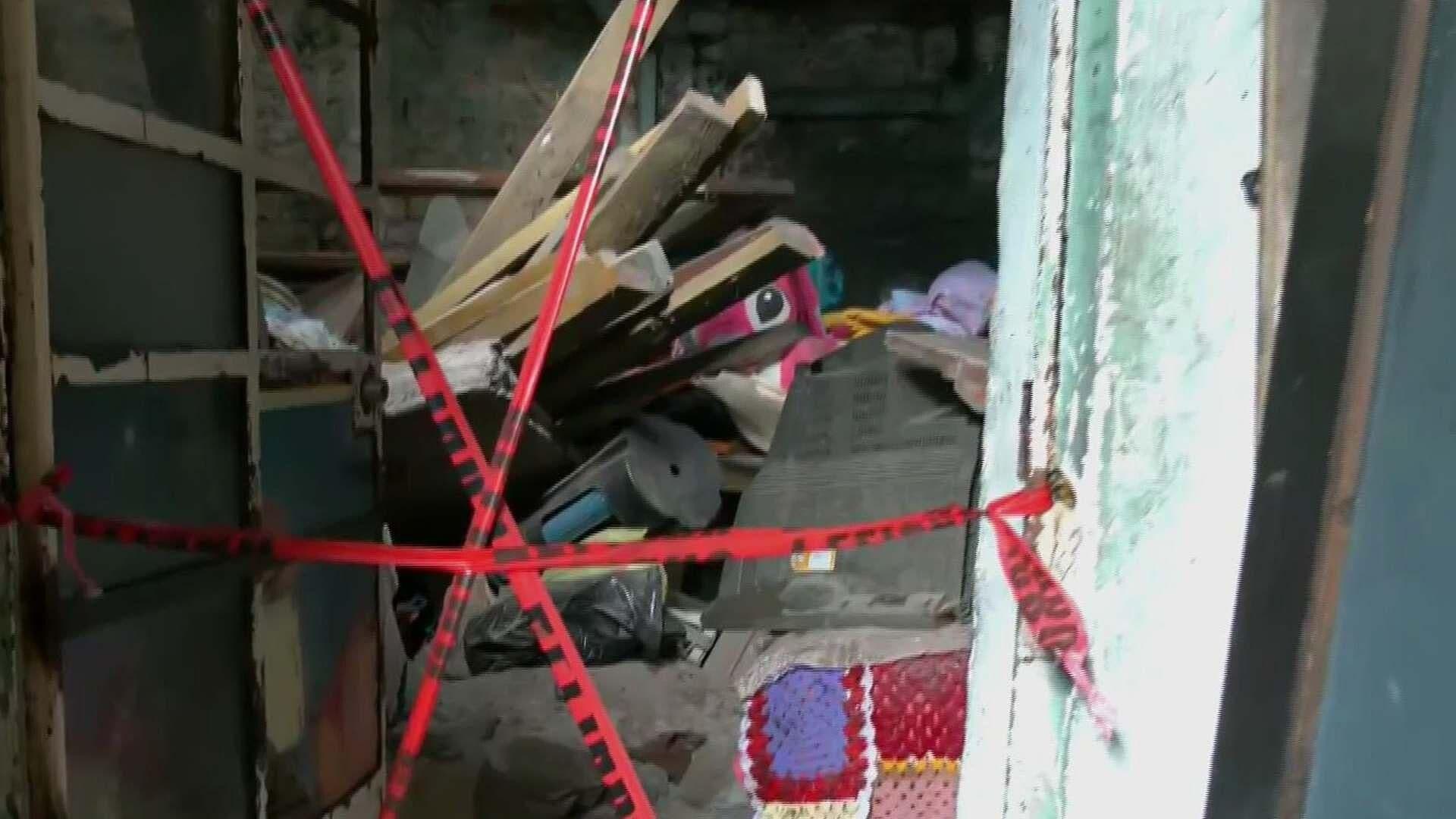 Se Derrumba Primer Piso de Vivienda, en la Colonia Anáhuac, en CDMX