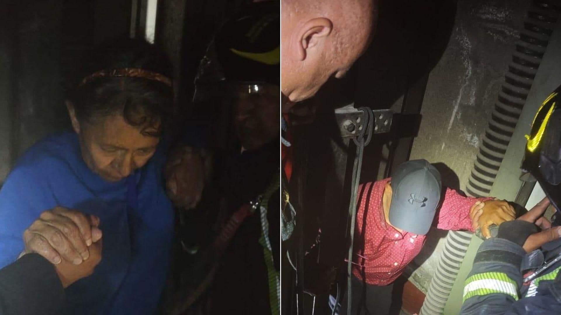 Así Rescatan a 12 Personas Atrapadas en Elevador de la Torre Latinoamericana en CDMX