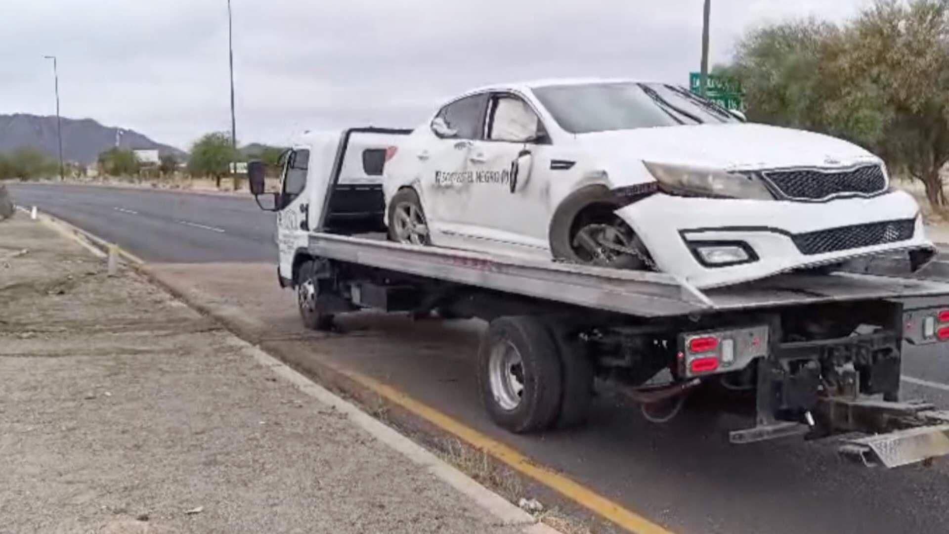 Volcamiento en Carretera a La Colorada Deja a Mujer Lesionada en Hermosillo