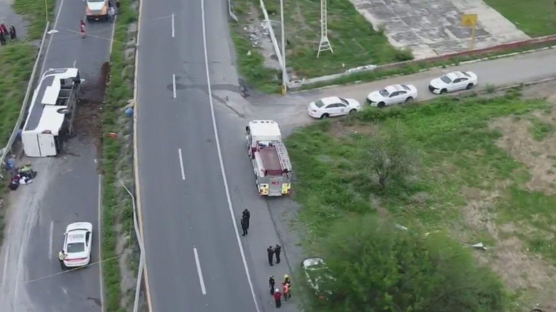 Entregan los Cuerpos de las 11 Víctimas que Murieron en Accidente en Hualahuises, Nuevo León