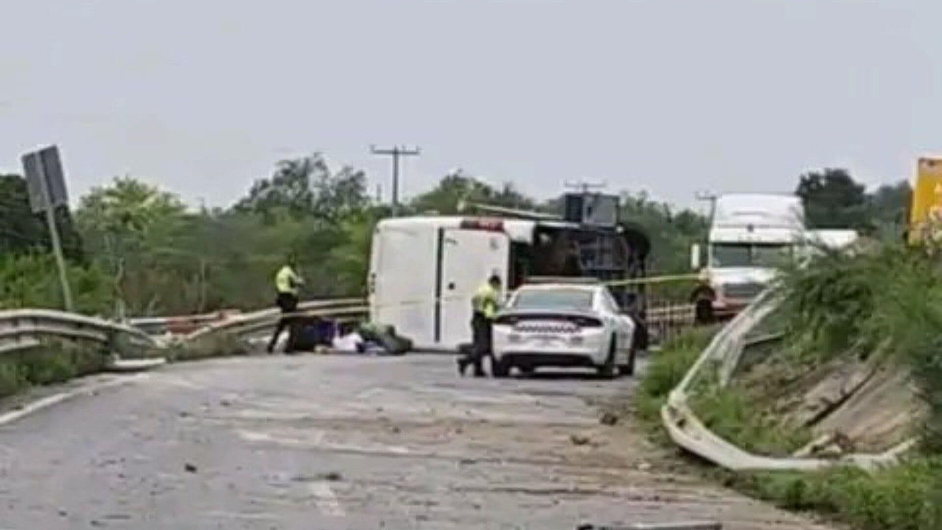Volcadura en Hualahuises Deja 11 Muertos; No Es el Primer Choque Mortal en la Zona de Nuevo León