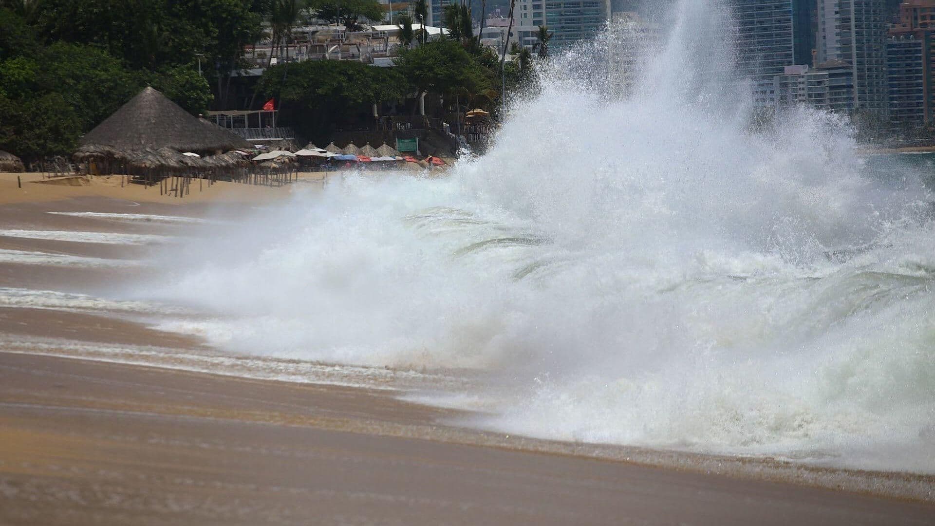 Alerta por Mar de Fondo en Acapulco