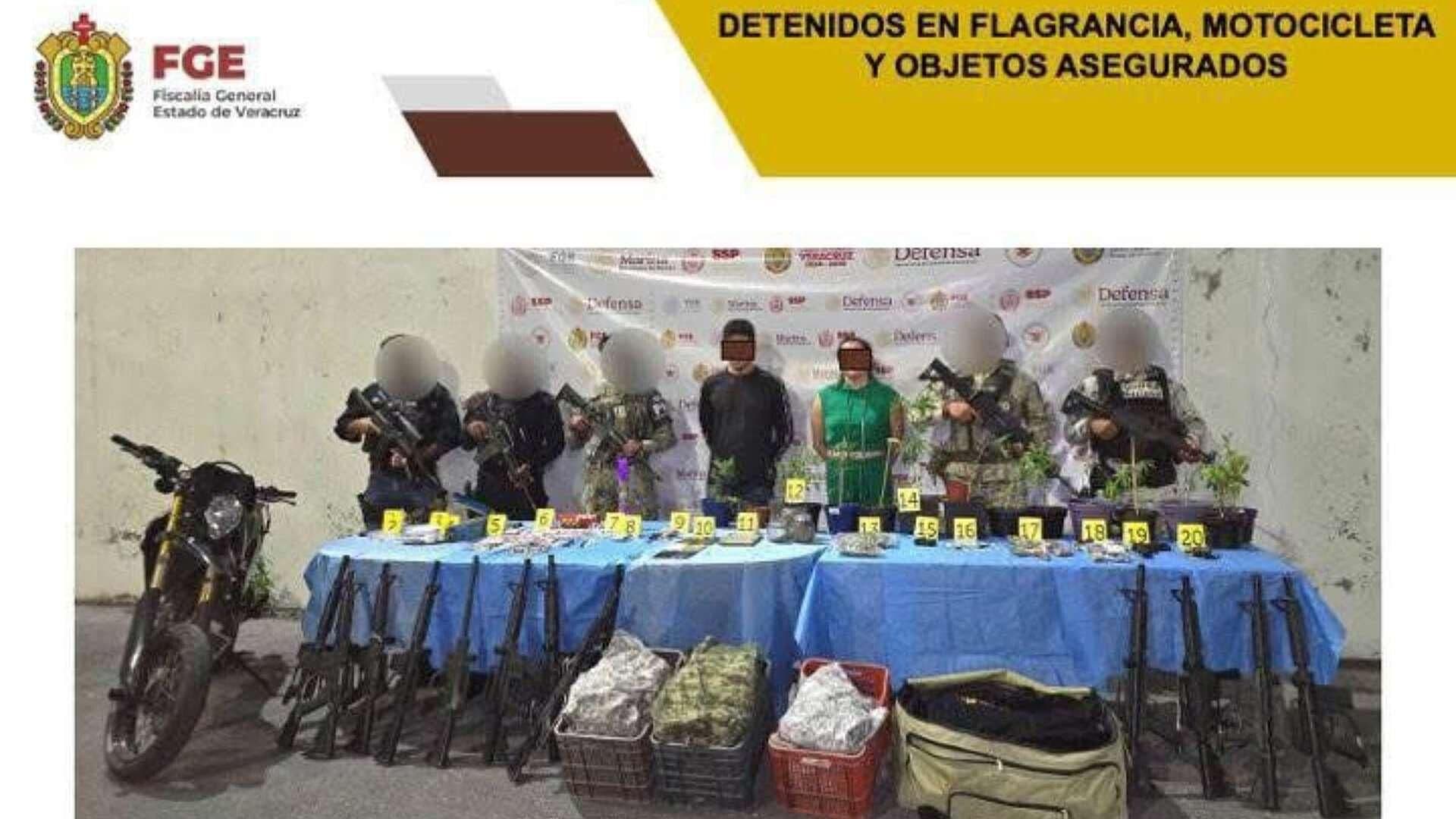 Autoridades Detienen a Dos Personas Tras un Cateo en Ixtaczoquitlán, Veracruz