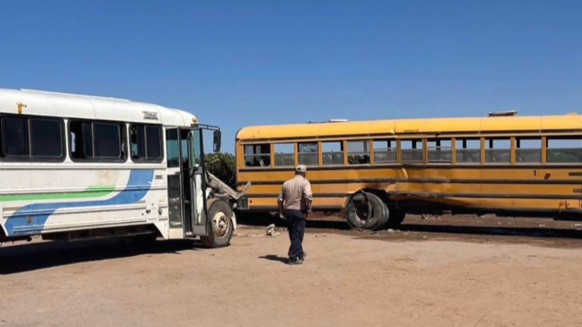 Choque de Camiones Deja a 30 Jornaleros Agrícolas Lesionados en Costa de Hermosillo