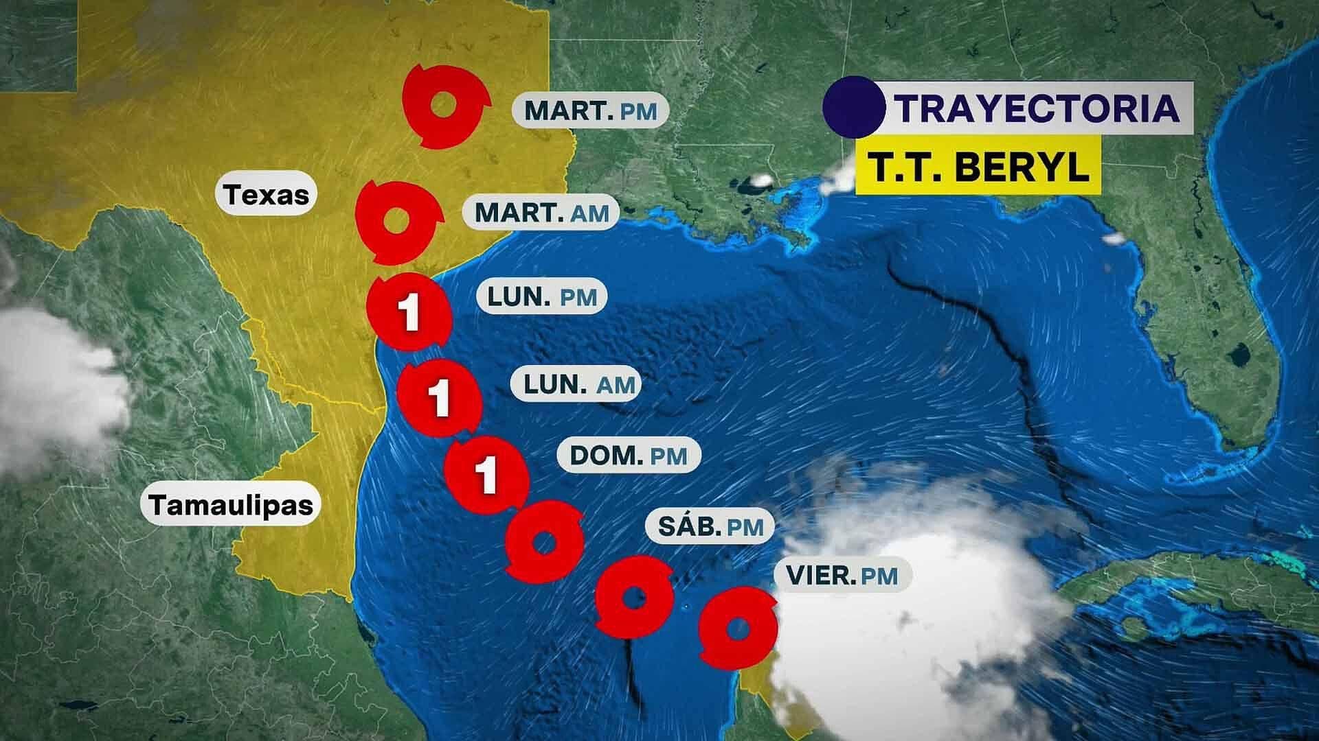 Texas Ordena Evacuar Estas Zonas por Trayectoria de Beryl