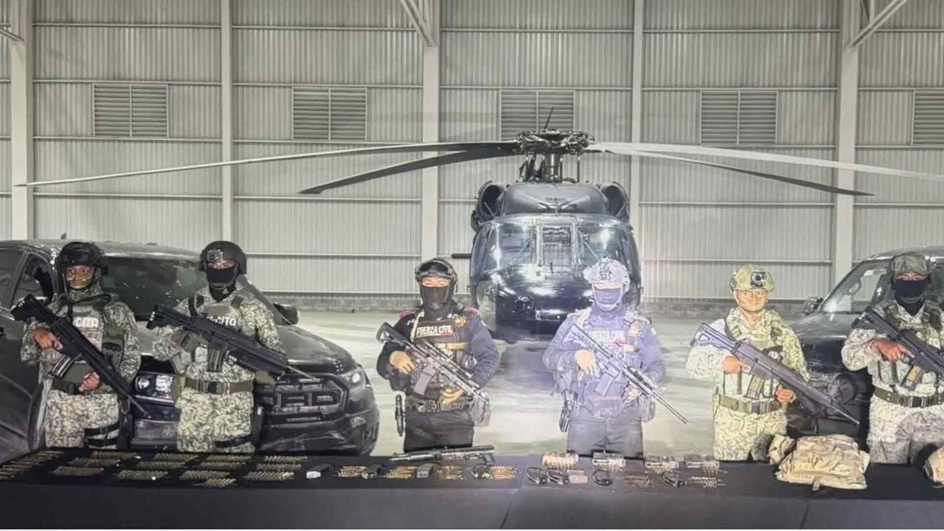 Aseguran Arsenal en Cerralvo, Nuevo León, Durante Operativo Muralla
