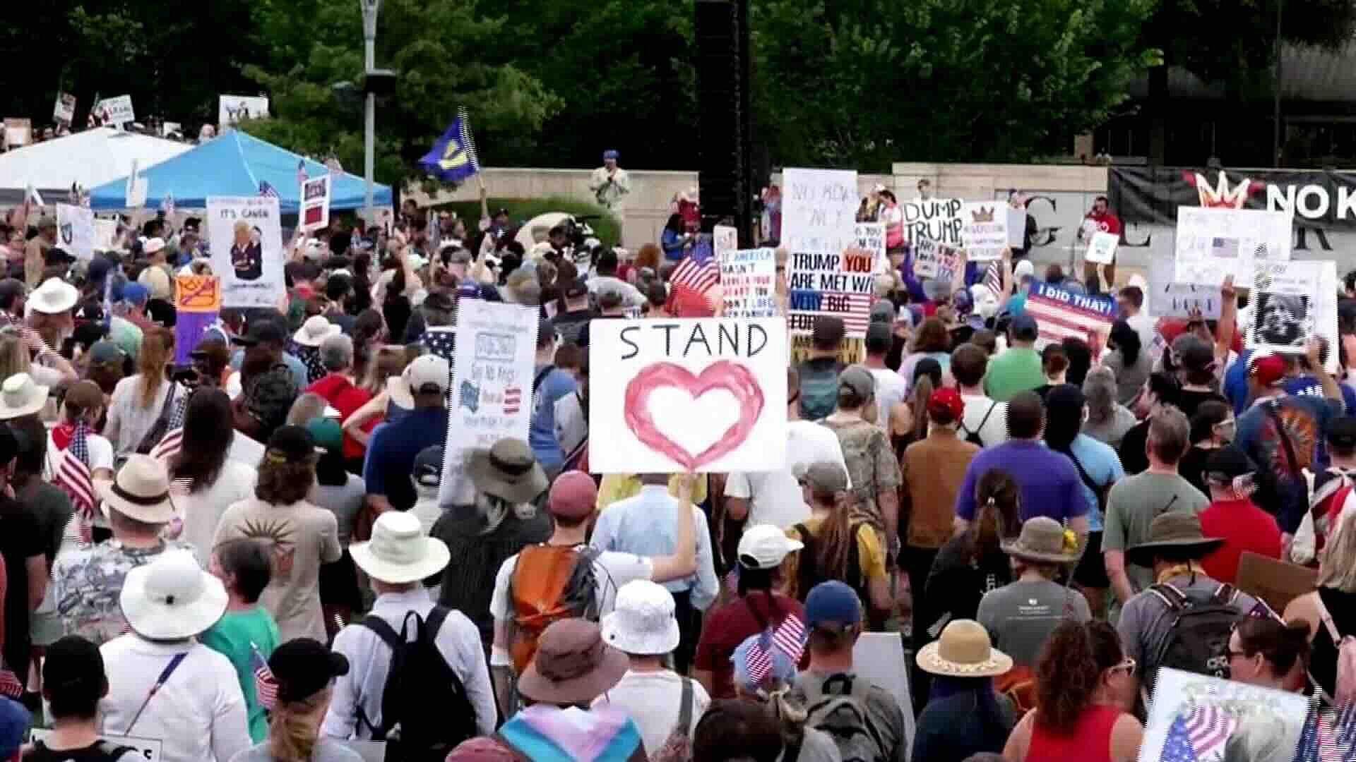 Protesta Multitudinaria en Atlanta, Georgia Marca Nueva Jornada de Manifestaciones
