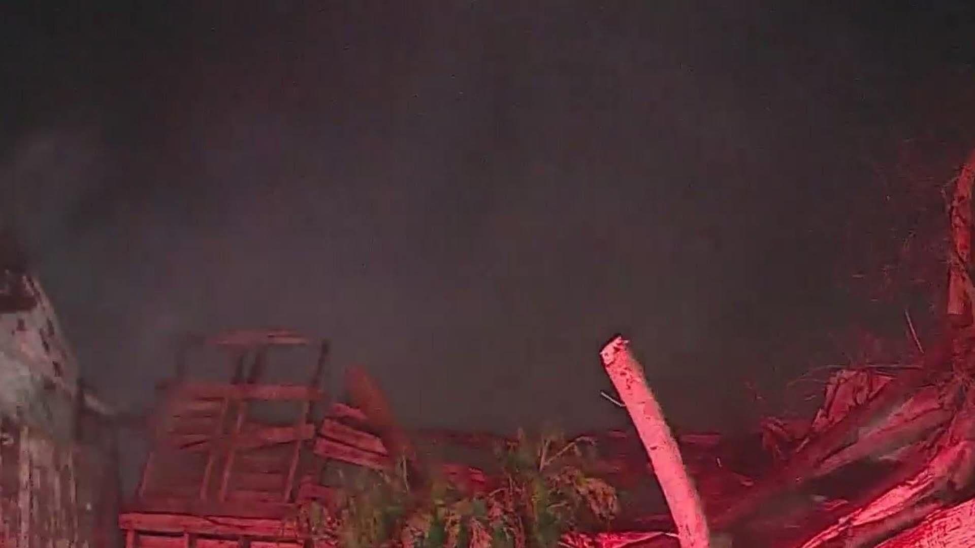 Moviliza Incendio de Tejabanes en Santa Catarina