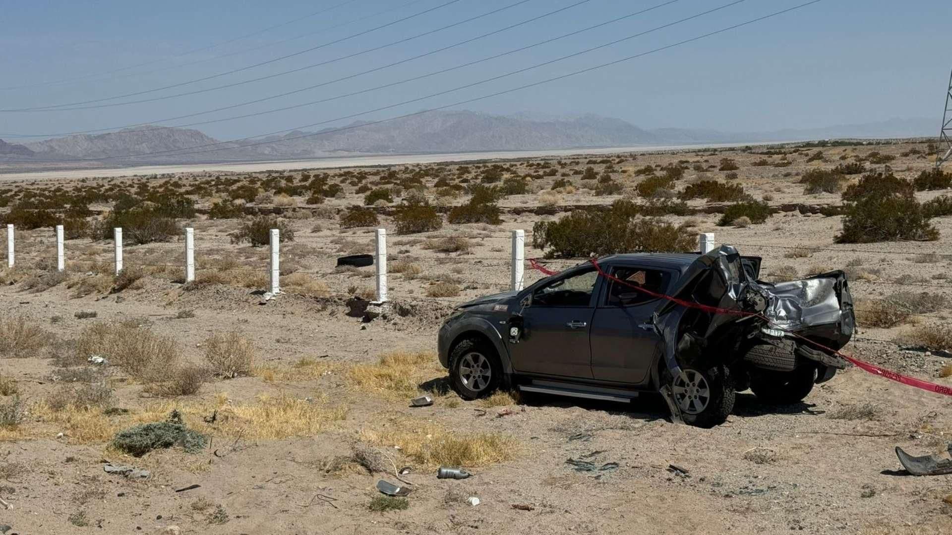 Accidente en Carretera Mexicali-Tijuana Deja Un Muerto y Dos Lesionados