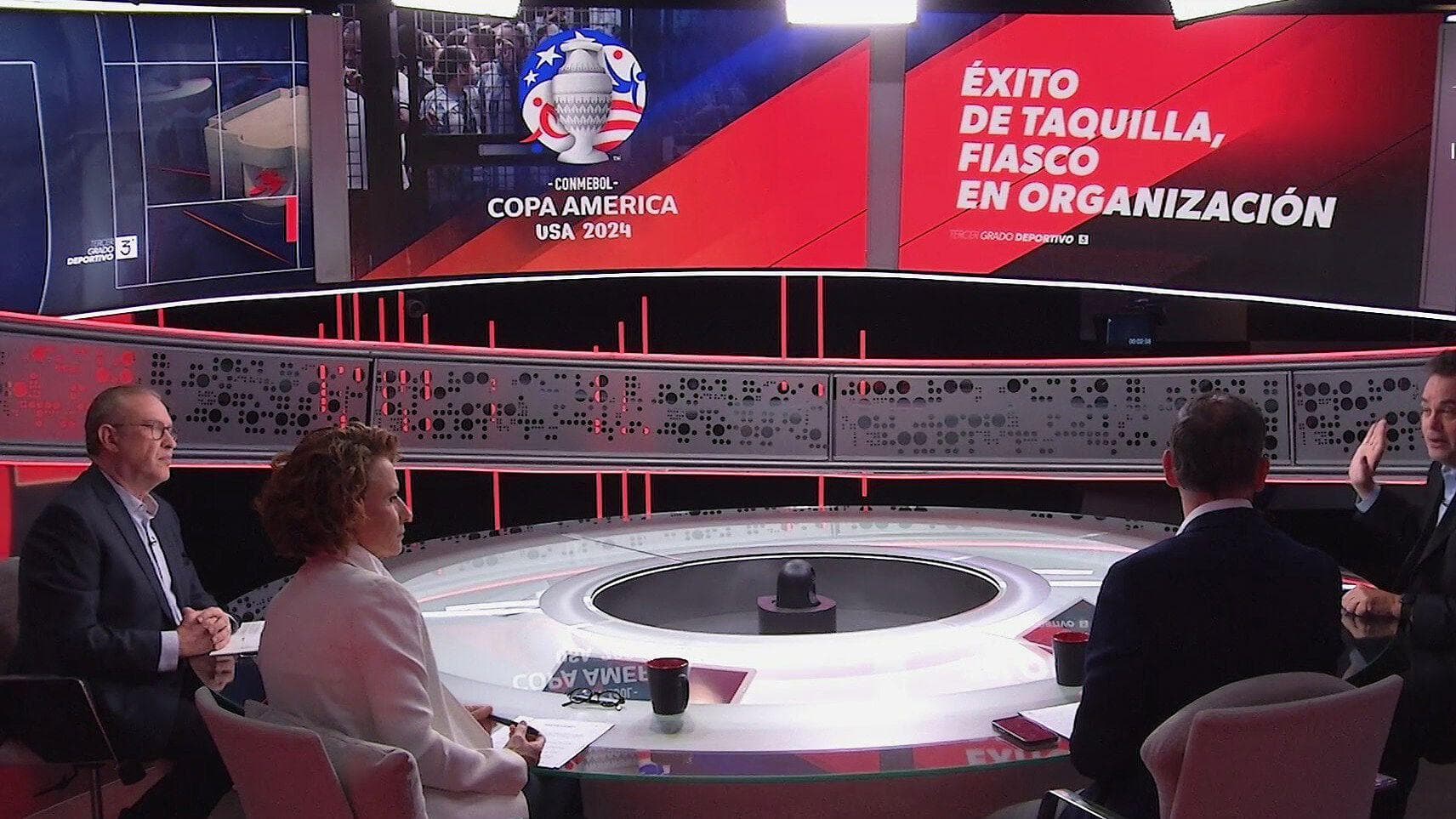 Tercer Grado Deportivo | Conmebol No Invirtió en Seguridad en Copa América