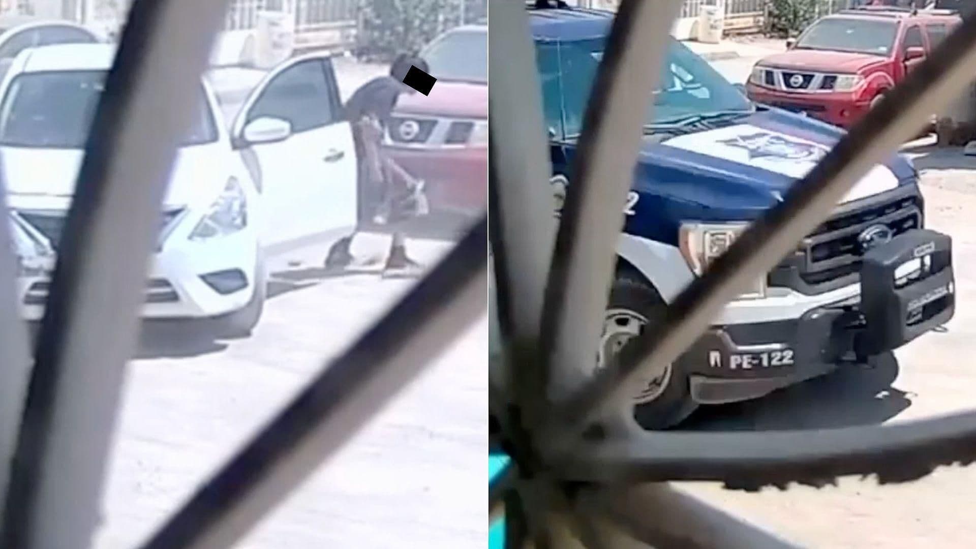 Video: Policías Persiguen y Detiene a Hombre en Colonia Terrenos Nacionales