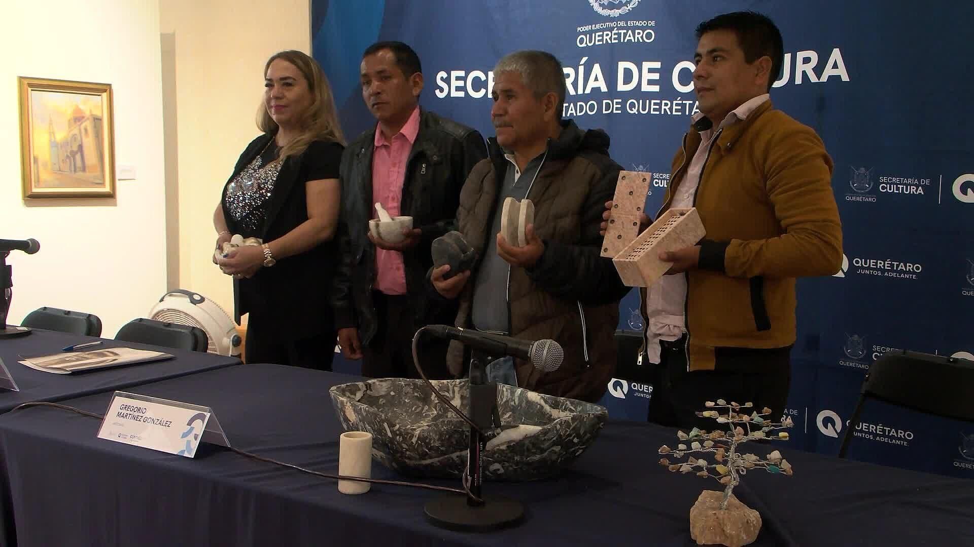Artesanos en el Municipio de Cadereyta de Montes Invitan a la Feria del Mármol
