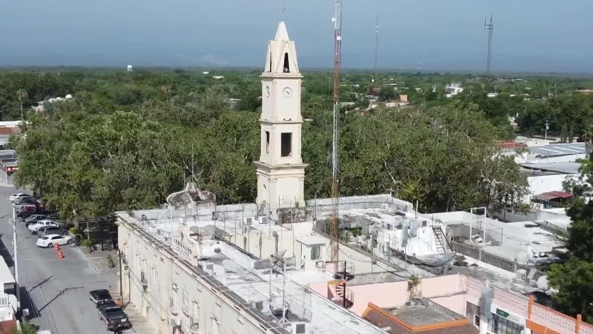 Colapsa Techo de Iglesia en Cerralvo, Nuevo León