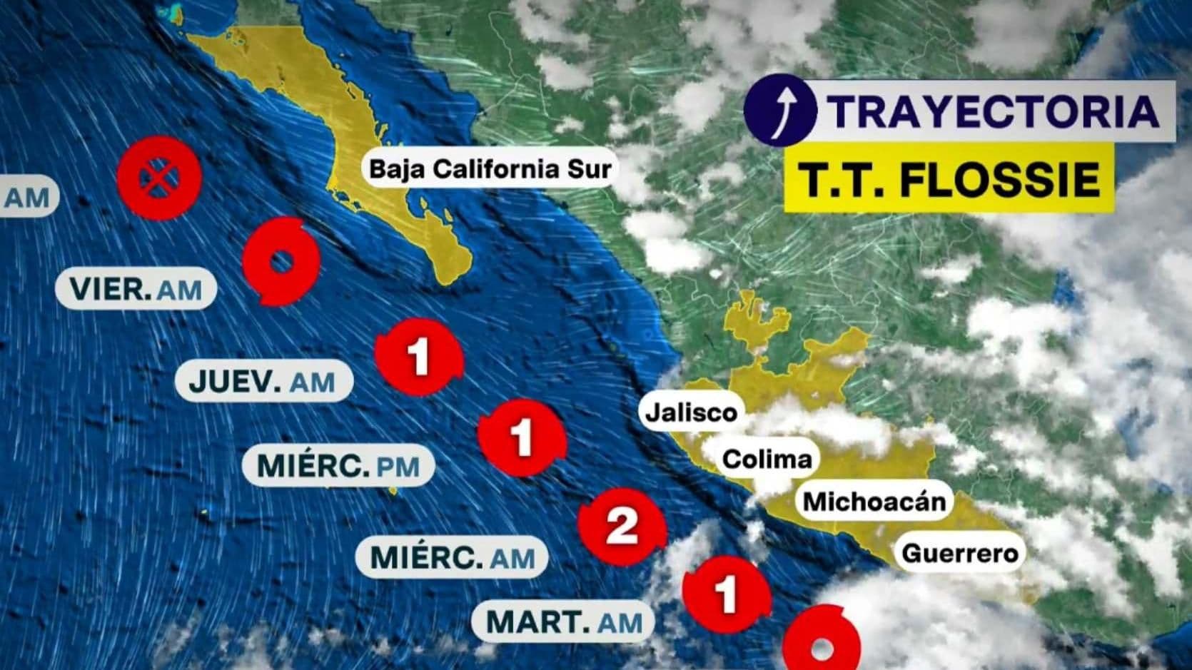Trayectoria de Flossie: ¿Dónde Impactará y Podría Convertirse en Huracán?