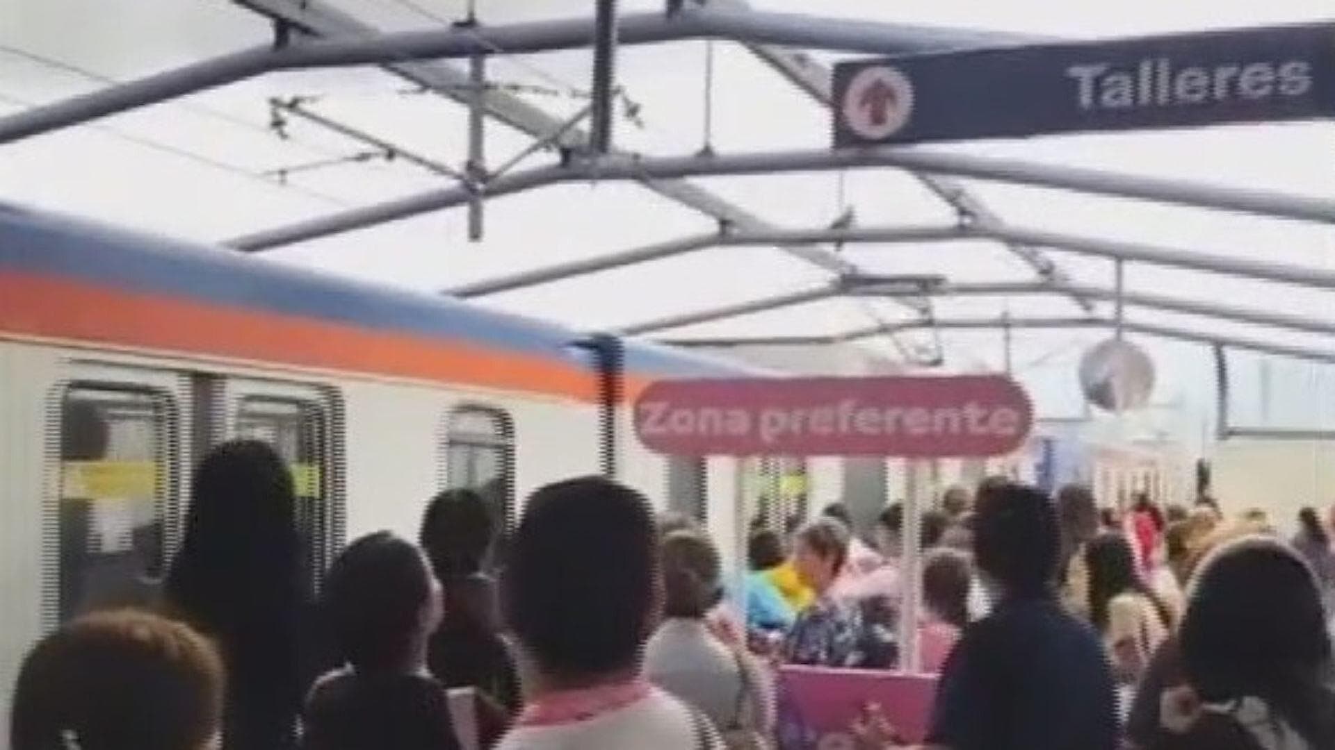 VIDEO: Metro Circula Sin Conductor en Estación Talleres en Monterrey, Nuevo León