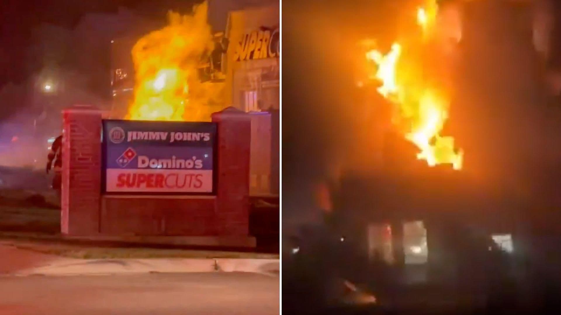 Explosión e Incendio Enormes Alertaron a Residentes en Centro Comercial de Utah