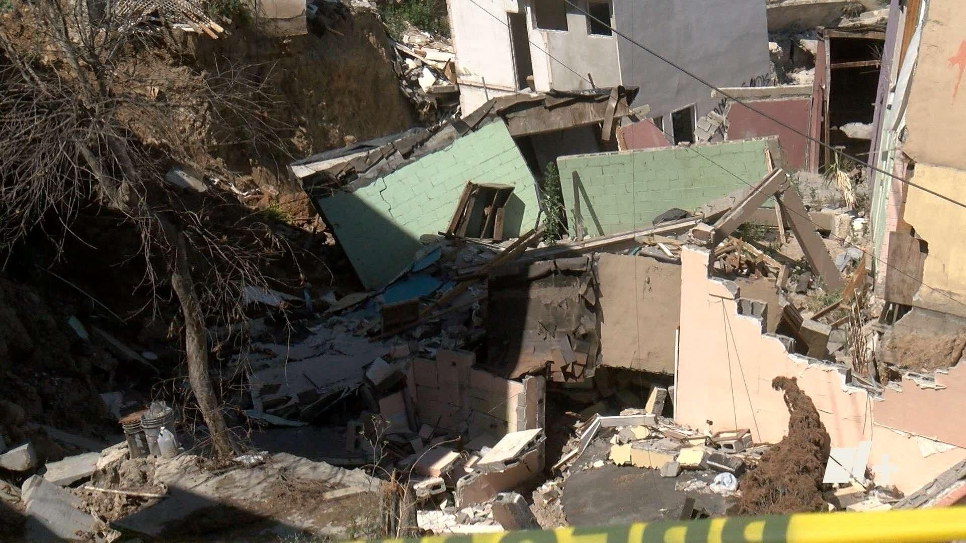 Hundimientos en Lomas Conjunto Residencial en Tijuana; Ya van Más de Cien Casas Afectadas