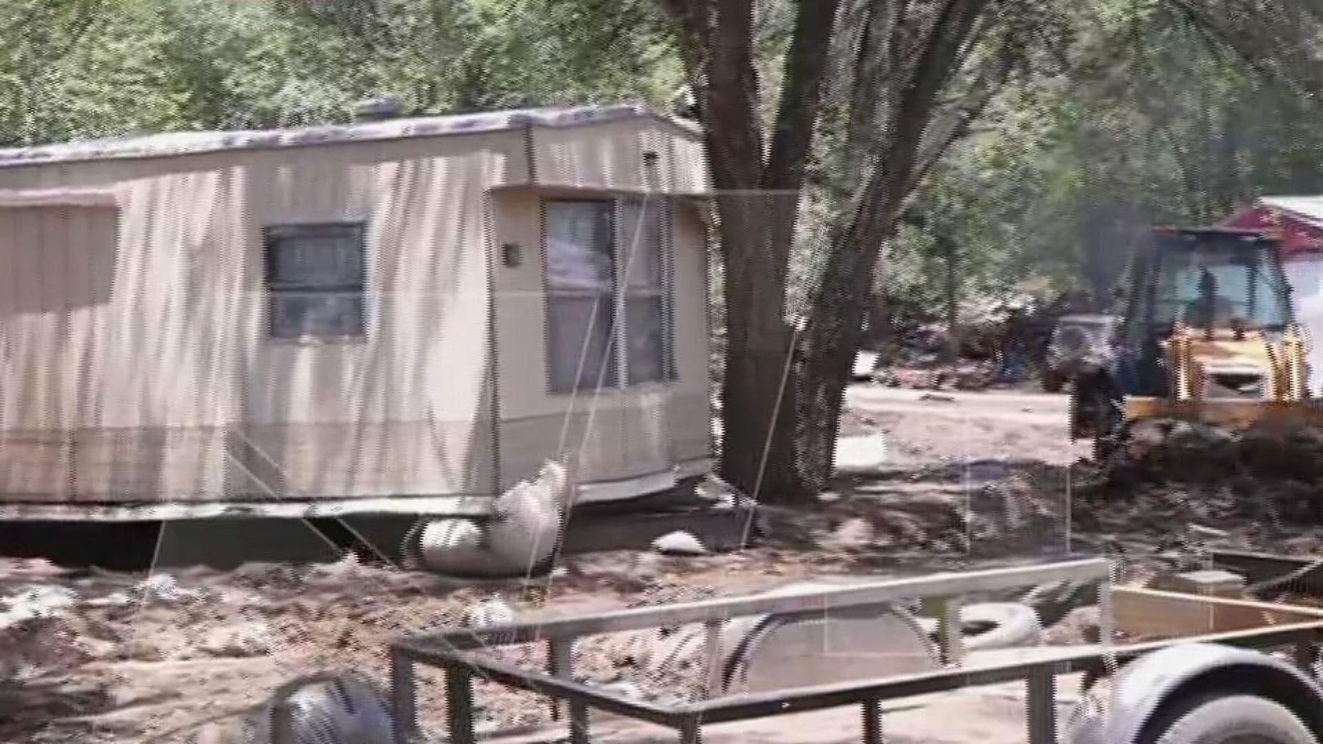 Así Lucen Hoy Zonas Devastadas por Repentinas Inundaciones en Ruidoso, Nuevo México