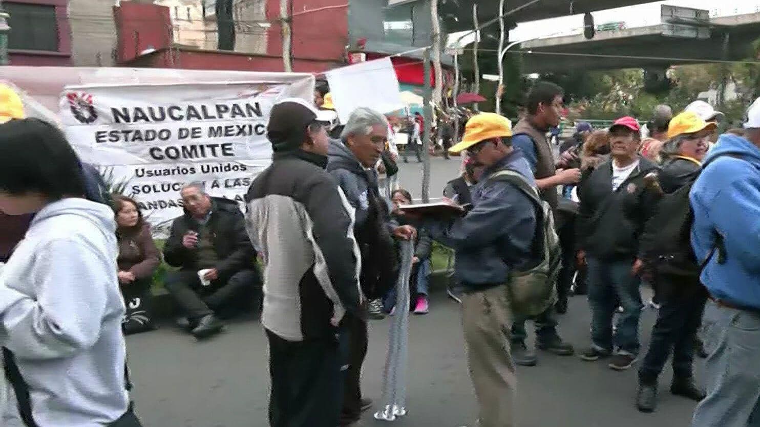 Integrantes del ANUEE Bloquean Barranca del Muerto Hoy 11 de Julio 2025