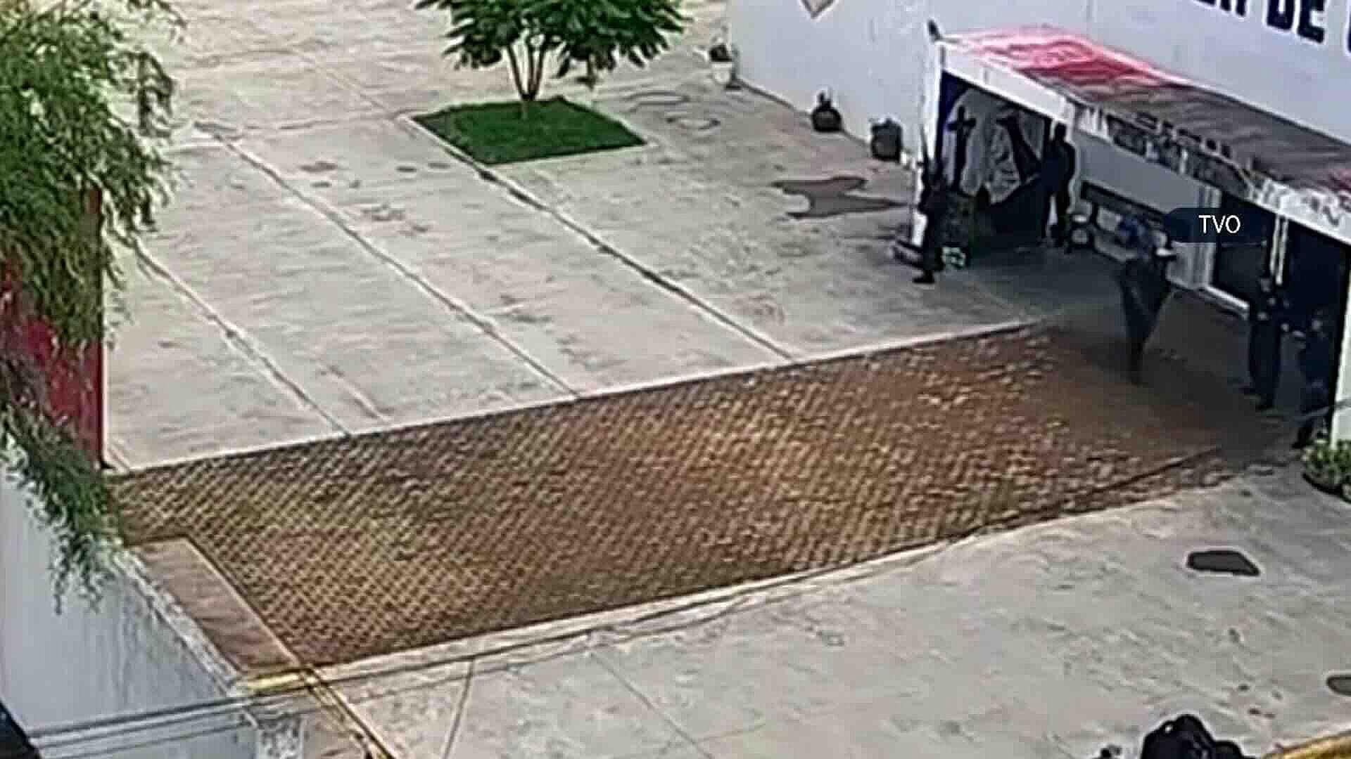 VIDEO: Así Atacaron con Drones Comandancia de la Policía de Uriangato, Guanajuato