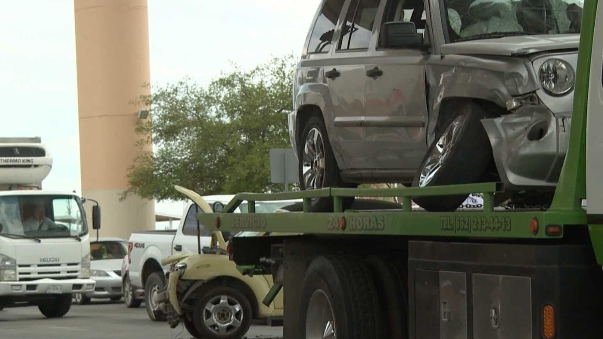 Choque Deja Daños Materiales en Buevares Solidaridad y Luis Encinas en Hermosillo