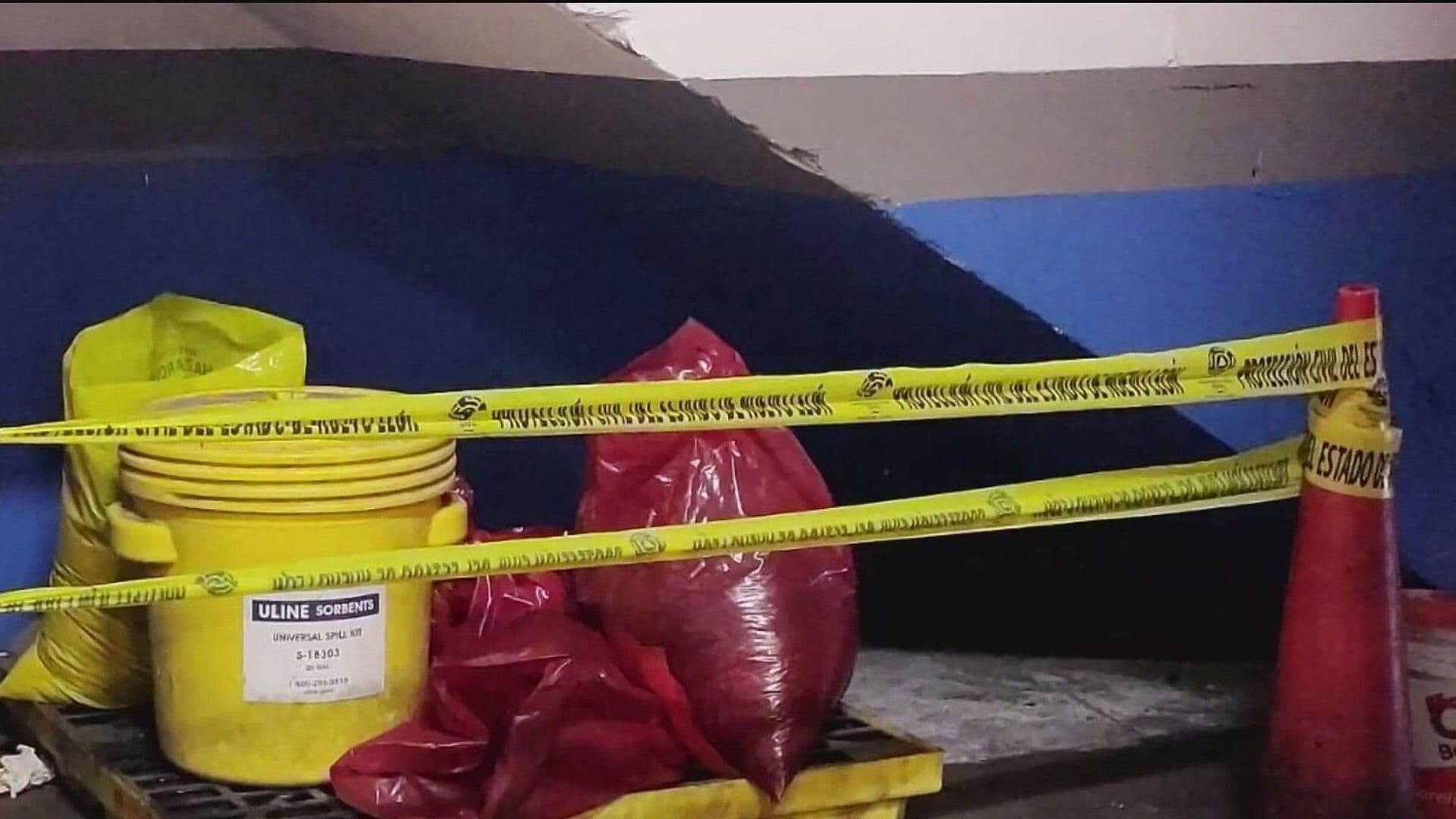 Desalojan a 14 por Derrame de Amonio en Paquetería de Col. Central en Monterrey
