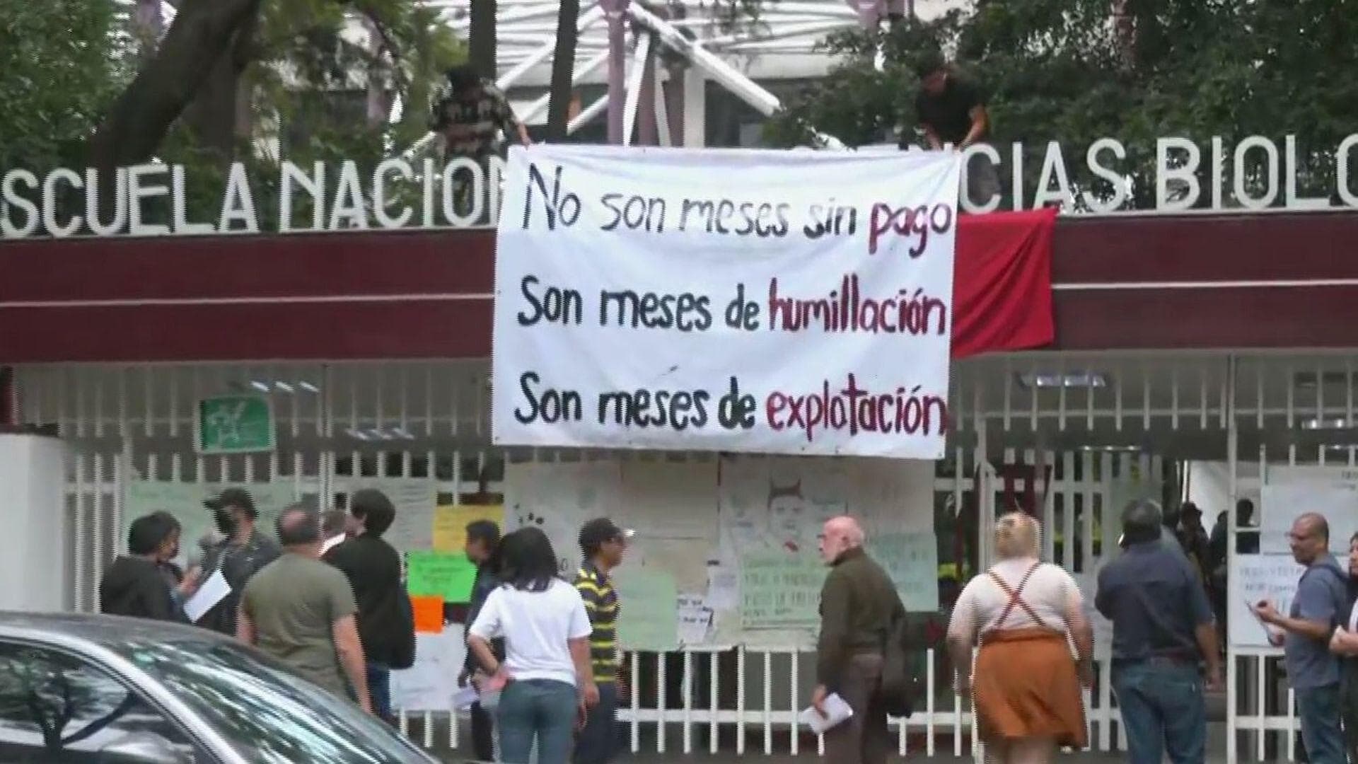 Paro Hoy en Escuela Nacional de Ciencias Biológicas del IPN en CDMX
