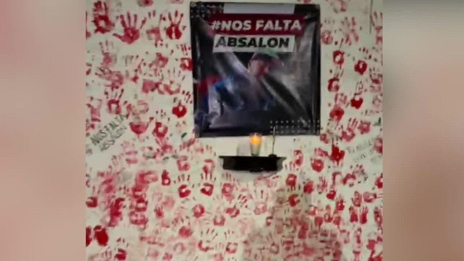 Colocan Altar en Memoria de Absalón Navarro, Maestro de Ojocaliente Desaparecido Hace 7 Meses