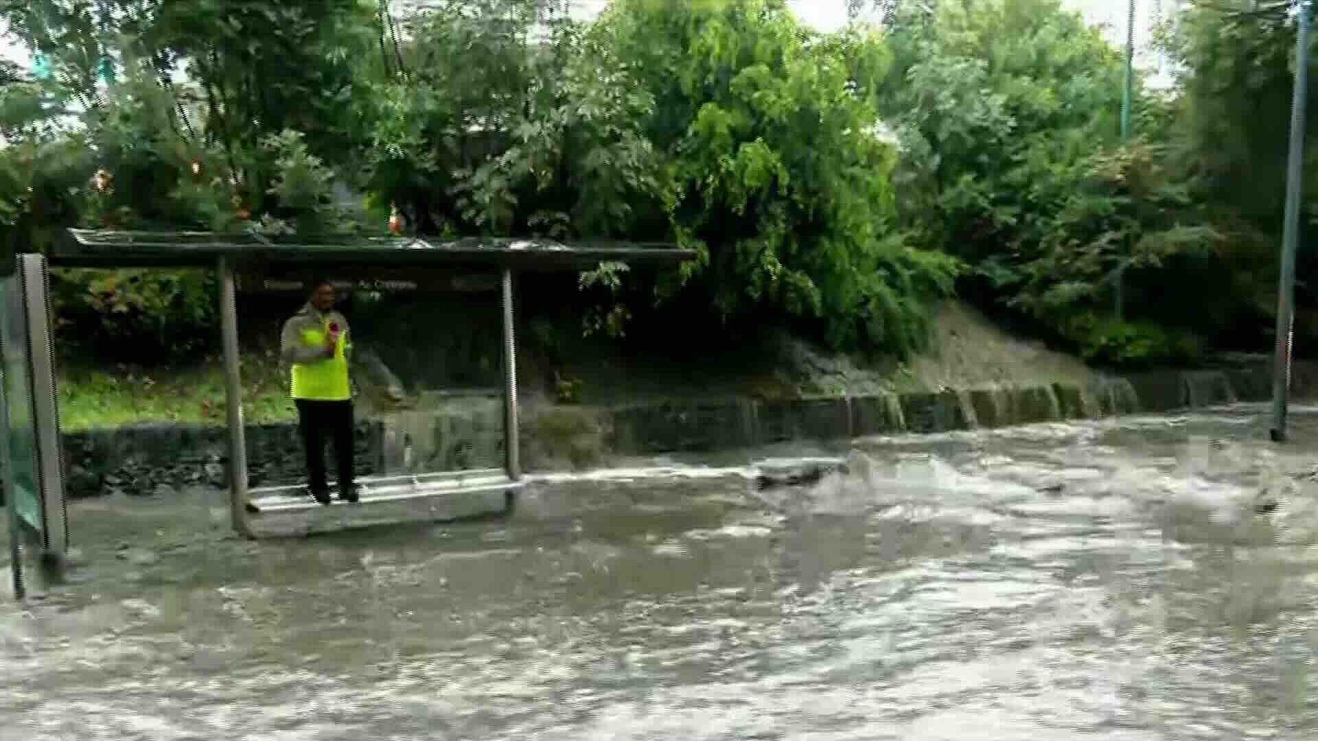 Inundación en Periférico y San Jerónimo Afecta Magdalena Contreras, CDMX