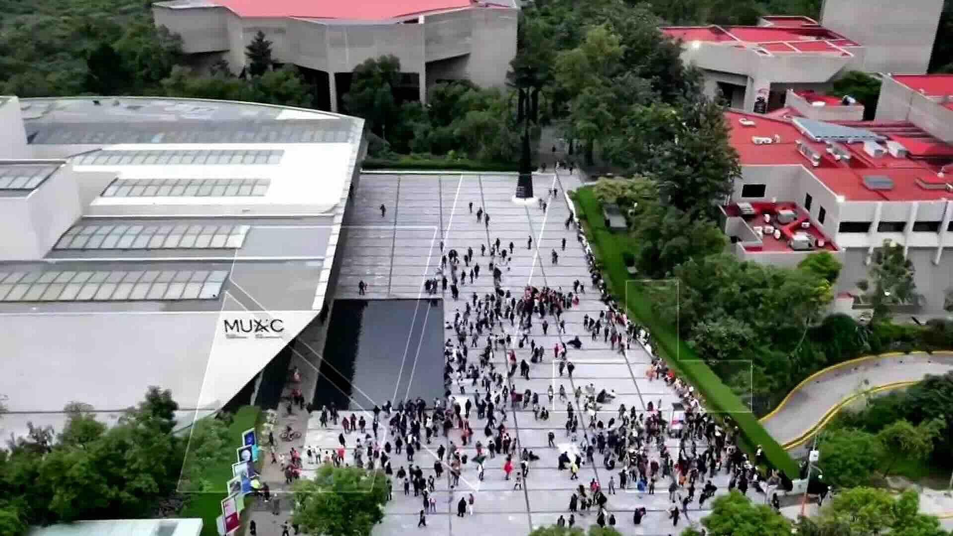 Manifestantes Contra Gentrificación Provocan Destrozos en el MUAC de Ciudad Universitaria